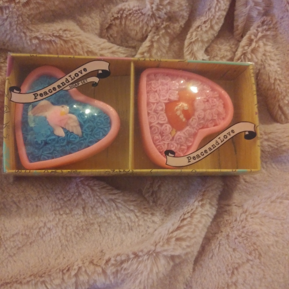 Peace and Love Soap Set